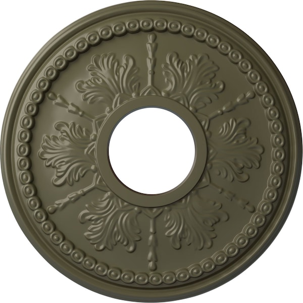 Ekena Millwork Tirana Ceiling Medallion (Canopies up to 4 3/4"), 13 7/8"OD x 3 3/4"ID x 1 1/4"P, Painted Turtle CM13TIPTF - main